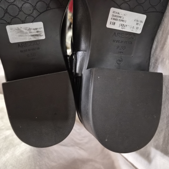 Arezzo Clara Leather Block Boot - Picture 9 of 17